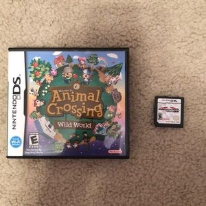 animal crossing + mario cart ds game